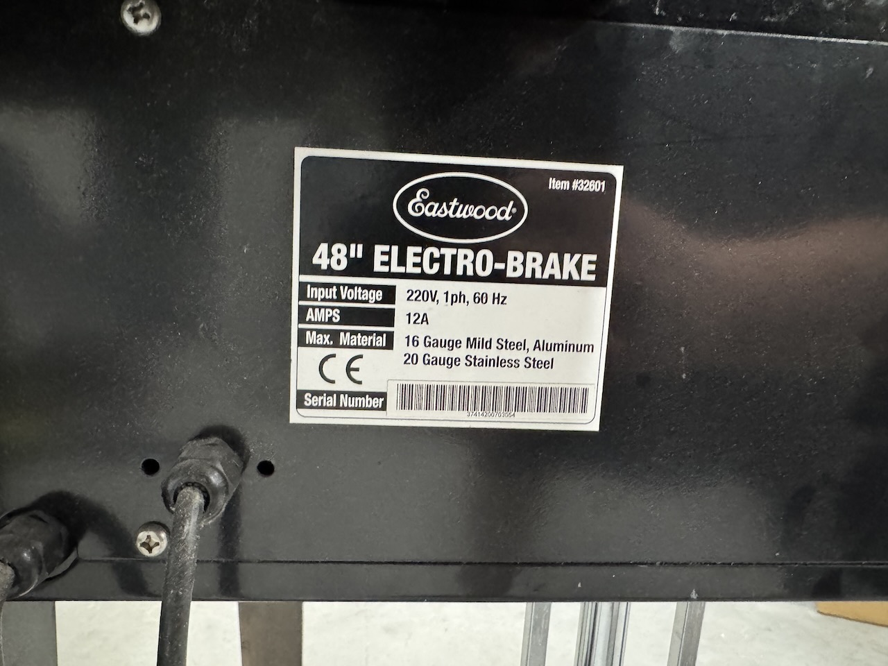 Eastwood 48 Electro-Brake