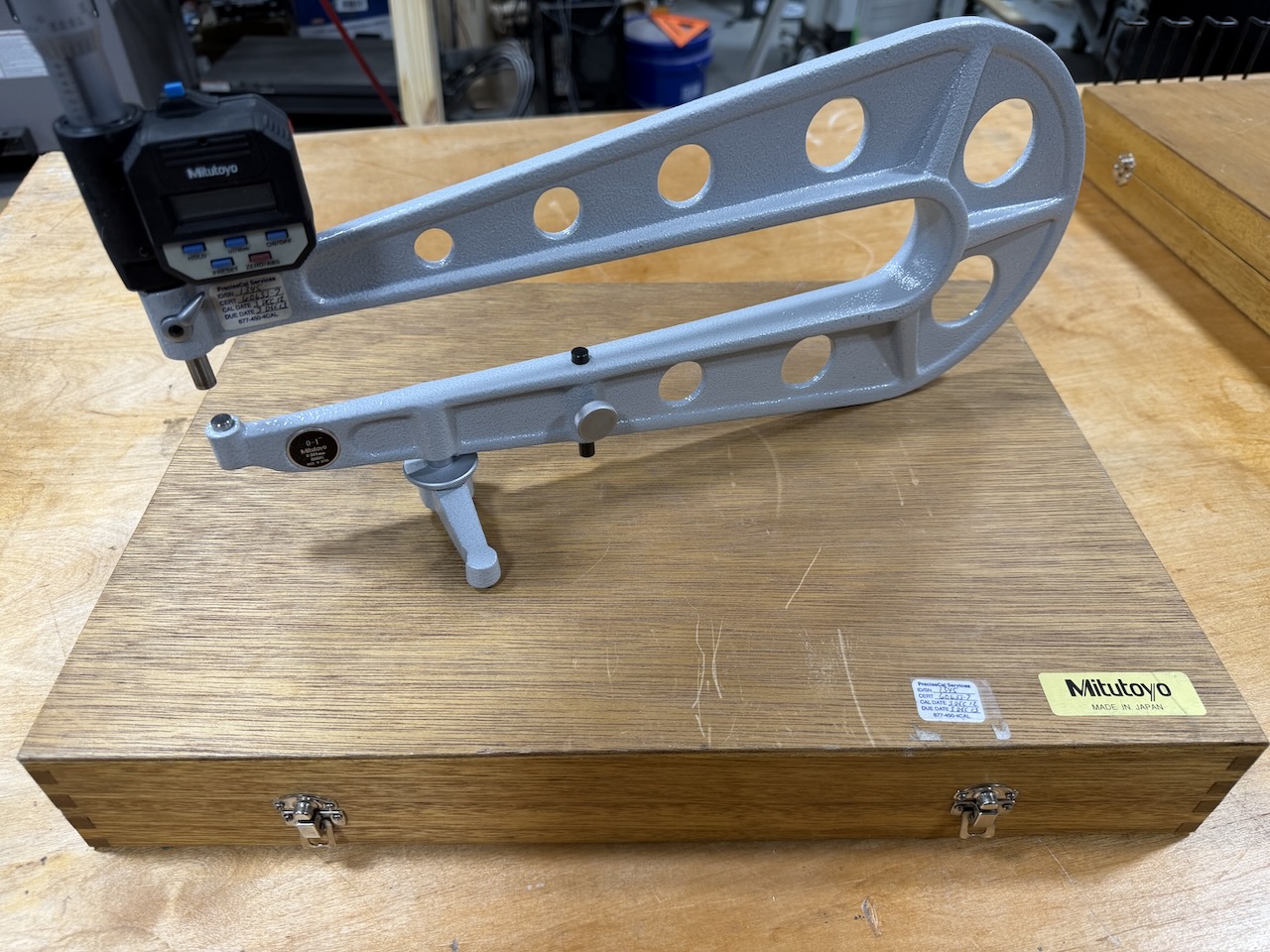 Mitutoyo 389-514 Sheet Metal Micrometer — Near Mint